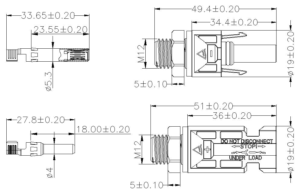 Solar panel Connector